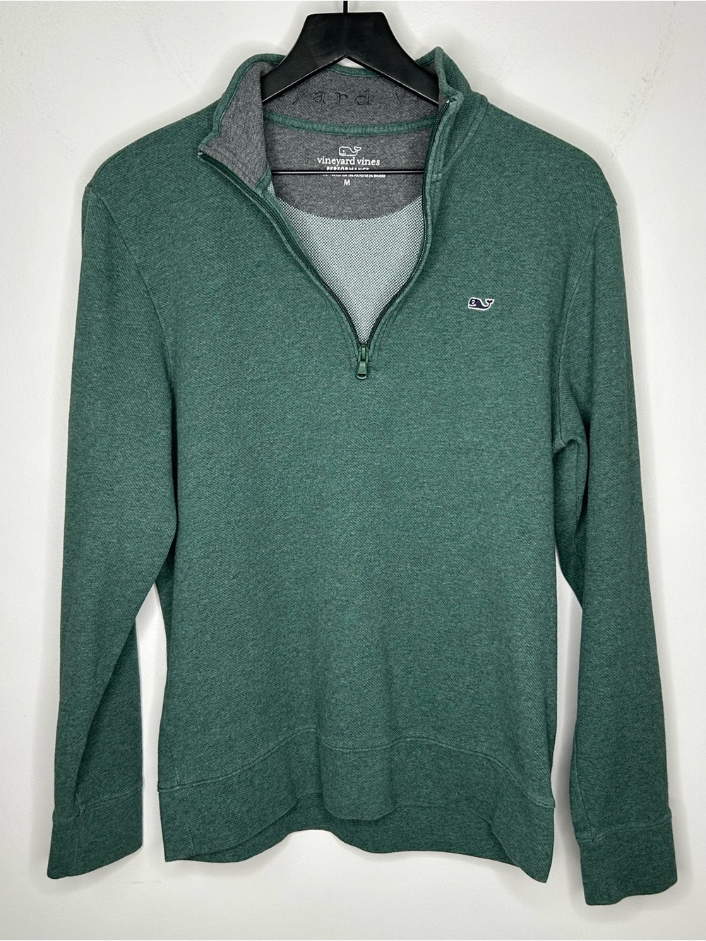 Vineyard Vines Green Performance Quarter Zip Pullover Size M